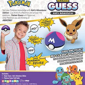 Pokemon Trainer Guess - Ash's Adventures Toy, I Will Guess It! Electronic Voice Recognition Guessing Brain Game Pokemon Go Digital Travel Board Games Toys