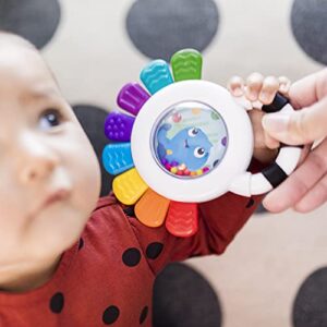 Baby Einstein Outstanding Opus The Octopus Sensory Rattle & Teether Multi-Use Toy, BPA Free & Chillable, 3 Months & up, Multicolored