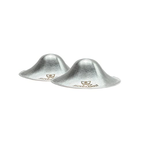 The Original Silver Nursing Cups, Nipple Shields for Nursing Newborn, Nipple Protector for Breastfeeding, Nipple Covers Breastfeeding, No Need Nipple Cream, Newborn Essentials Must Haves