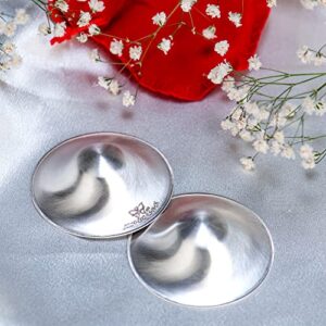 The Original Silver Nursing Cups, Nipple Shields for Nursing Newborn, Nipple Protector for Breastfeeding, Nipple Covers Breastfeeding, No Need Nipple Cream, Newborn Essentials Must Haves