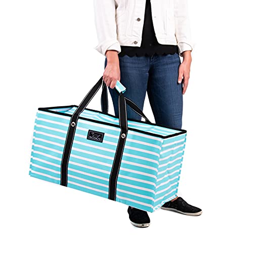 SCOUT Errand Boy - Extra Large Lightweight Utility Tote with Breakaway Zipper - Collapsible Grocery and Market or Beach Tote