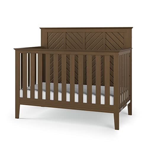 Child Craft Atwood 4-in-1 Convertible Baby Crib (Cocoa Bean)