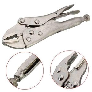 pliers Carbon steel welding tool adjustable jaw pliers C clamp locking mouse pliers forging pliers for emergency home maintenance Rugged pliers suitable for daily use (Size(inch) : 7inch)