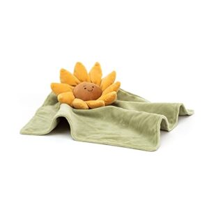 jellycat fleury sunflower soother lovey baby security blanket