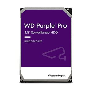 western digital 12tb wd purple pro surveillance internal hard drive hdd - sata 6 gb/s, 256 mb cache, 3.5" - wd121purp