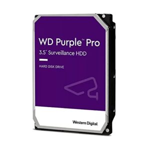 Western Digital 12TB WD Purple Pro Surveillance Internal Hard Drive HDD - SATA 6 Gb/s, 256 MB Cache, 3.5" - WD121PURP