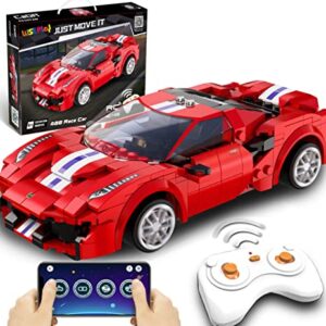 WISEPLAY STEM Toys for 7-10 Year Old Boys & Girls - 306pcs RC Car Building Block Set - STEM Building Toys for Boys & Girls Ages 6 8 12 - Great Remote Control Car Birthday Gift for Kid