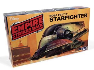mpc star wars: the mandalorian boba fett's starfighter 1:85 scale model kit