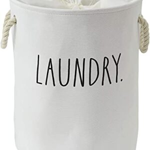 Laundry Hamper Clothes. Hamper for Kids Clothes, Baby Toy Laundry Basket, Large Collapsible Laundry Hamper with Handles. Waterproof Round Storage Basket for Kids