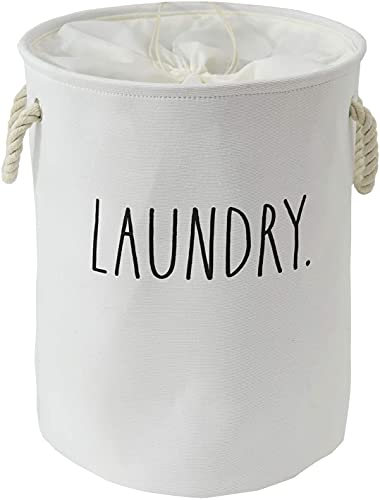 Laundry Hamper Clothes. Hamper for Kids Clothes, Baby Toy Laundry Basket, Large Collapsible Laundry Hamper with Handles. Waterproof Round Storage Basket for Kids