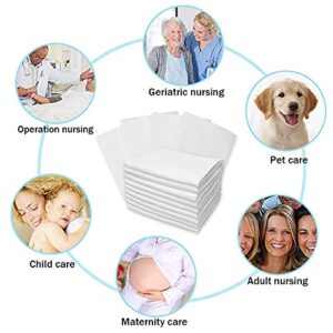 Baby Disposable Changing Pad, 50 Pack Soft Non-Woven Fabric Breathable Waterproof Underpads, Portable Leak-Proof Mattress Protector, Incontinence Bed Pads