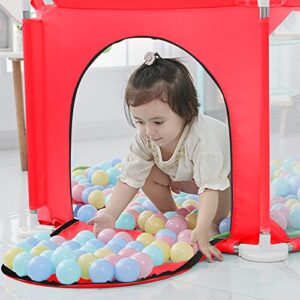 Baby Playpen Toddlers Kids Portable Playard Indoor Outdoor Baby Fence Safe Play Yard Kids Play Pen Baby Play Area Baby Play Gate Safety Playpen Activity Center
