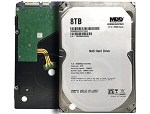 maxdigitaldata 8tb 7200 rpm 256mb cache sata 6.0gb/s 3.5" internal hard drive for nas network storage (md8000gsa25672nas) - 3 years warranty