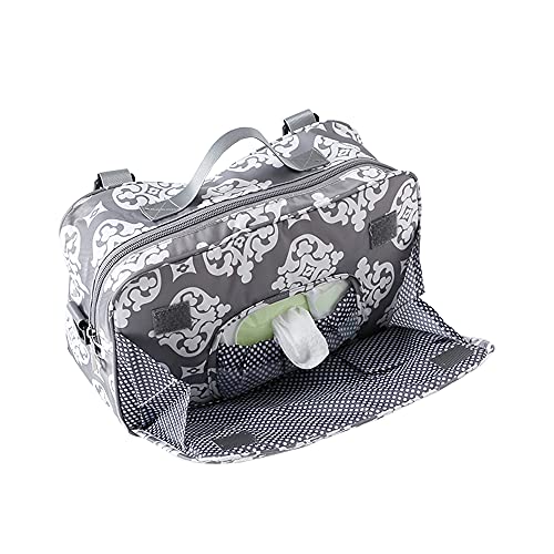 Baby Diaper Caddy Bag - Caddy Tote Baby Stroller Bag Nursery Storage Bin for Diapers, Wipes & Toys Small Diaper Bag for Outdoor （Cactus）