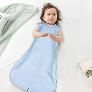 Yoofoss Baby Sleep Sack Wearable Blanket 100% Cotton 3 Pack Baby Sleeping Bag Soft and Comfortable (Large)