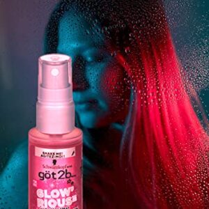 got2b GLOW'RIOUS Metallic Shimmer Hair Glitter & Body Glitter Duel Spray 1.69oz (Pink)