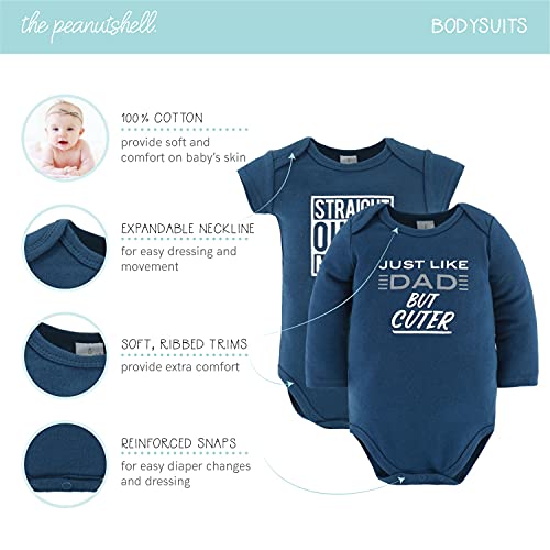 The Peanutshell Newborn Layette Gift Set for Baby Boys - 23 Piece Newborn Boy Clothes & Accessories Set - Fits Newborns to 3 Months - Blue Camo