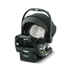 graco snugride snugfit 35 dlx infant car seat | baby car seat with anti rebound bar, hamilton