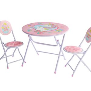 Idea Nuova JoJo Siwa 3 Piece Table and Chair Set, Multicolor