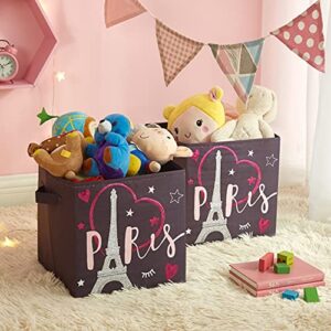 Heritage Kids Paris Light Up Storage Cube, Set of 2