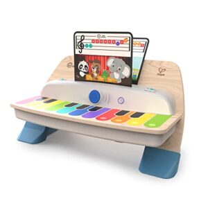 baby einstein together in tune piano​ safe wireless wooden musical toddler toy, magic touch collection, age 12 months+
