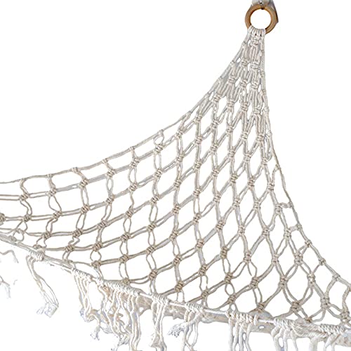 CHUWUJU Stuffed Animal Storage Hammock,Hanging Macrame Boho Tassels Hammock Net Toy Organizer Net Holder for Nursery Kids Bedroom,Perfect Home Decor