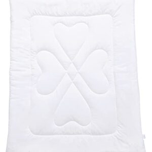 MEJU 100% Polyester Duvet Insert Lightweight for Summer Baby Toddler Boys Girls Crib Bed Decoration Gift (Lightweight, 43" X59")