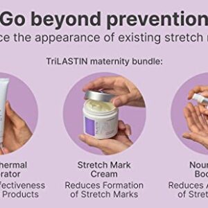 TriLASTIN Maternity Stretch Mark Bundle with Nourishing Body Oil and Hydro-Thermal Accelerator | 1 Month Supply of All-Natural, Paraben-Free, and Hypoallergenic Skincare Products