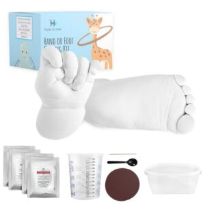 Hula Home Baby Keepsake Hands Casting Kit | Plaster Hand Molding Kit for Infant Hand & Foot Mold | Hand Mold Sculpture Kit for Newborns, Toddlers, Babies | Baby Gifts