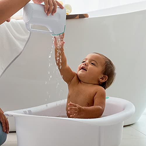 FridaBaby Control The Flow Polypropylene ABS Rinser|Bath Time Rinse Cup with Easy Grip Handle and Removable Rain Shower