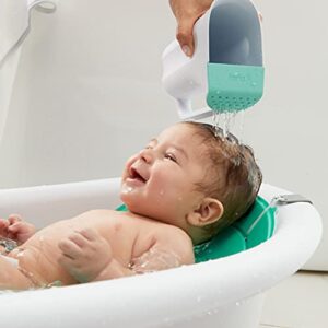 FridaBaby Control The Flow Polypropylene ABS Rinser|Bath Time Rinse Cup with Easy Grip Handle and Removable Rain Shower