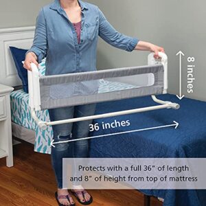Safety 1st Top of Mattress Bed Rail, Grey