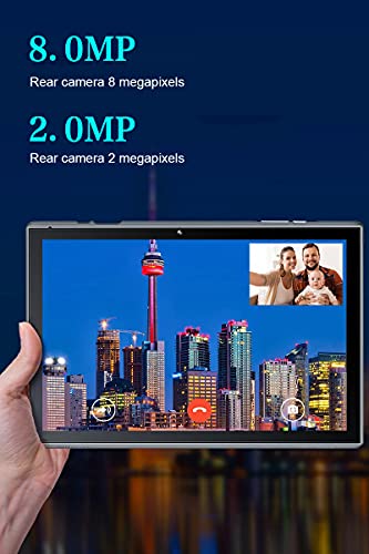 ZZB Tablet 10 Inch Android Tablets, 32GB ROM 512GB Expand，6000mah Battery, Quad-Core Processor 2GB RAM Tableta, 8MP Camera WiFi 10.1'' IPS HD Touch Screen Android 11 Tablet.