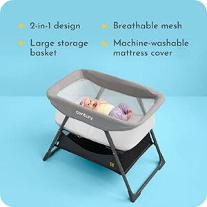 Century Snooze On 2-in-1 Bassinet, Metro