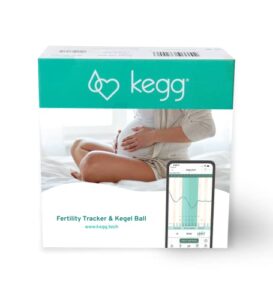 kegg fertility tracker + free fertility app | 12-month pregnancy warranty | no recurring costs | predicts fertile window | helps exercise pelvic floor muscles