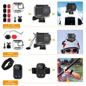 Kuptone 52 in 1 Accessories Kit Bundle for Gopro 11 10 9 Waterproof Housing Filters Silicone Case Head Chest Strap Suction Cup/Bike Mount Floating Grip