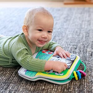 Infantino Busy Board Mirror & Sensory Discovery Toy Boat for Fine Motor Skill Development with Gears, Beads, High Contrast Prints, Tummy Time, Sit & Play or On The Go, for Newborns, Babies & Toddlers