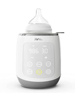 bottle warmer, baby bottle warmer 10-in-1 fast baby food heater&thaw bpa-free milk warmer with imd led display accurate temperature control for breastmilk or formula for bottles
