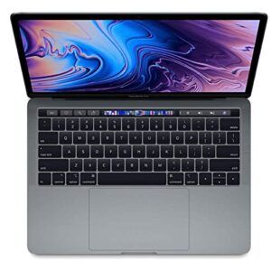mid 2019 apple macbook pro touch bar with 2.8 ghz intel core i7 (13 in, 16gb ram, 1tb ssd) space gray (renewed)