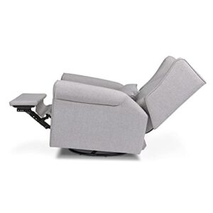 DaVinci Hayden Recliner and Swivel Glider in Misty Grey, Greenguard Gold & CertiPUR-US Certified