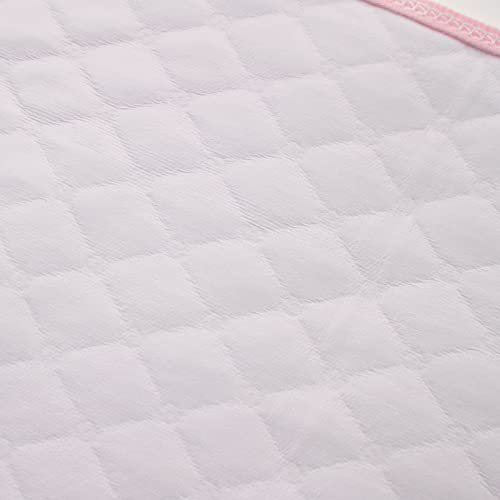 Pleasant Boulevard | Portable Waterproof Baby Changing Pad Liner, Washable Reusable Changing Table Cover Made with Breathable TPU, 27x13in (Pink, 3 Count)