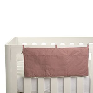 natemia baby nursery crib organizer- hanging diaper organizer for crib - made in portugal