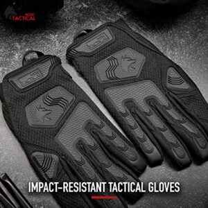 WOLF TACTICAL Shooting Gloves Tactical Gloves for Men Military Gloves, Airsoft Gloves for Paintball Combat Army Touchscreen