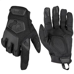 WOLF TACTICAL Shooting Gloves Tactical Gloves for Men Military Gloves, Airsoft Gloves for Paintball Combat Army Touchscreen