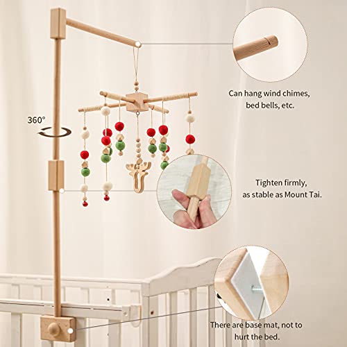 Crib Mobile Arm - Wooden Mobile Arm for Crib | Crib Mobile Holder | Baby Mobile Crib Hanger | Nursery Decor (Crib Arm)