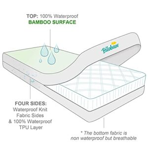 Zippered Toddler Pillocase and Crib Mattress Pad Cover