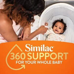 Similac 360 Total Care Sensitive Infant Formula, with 5 HMO Prebiotics for Fussiness & Gas Due to Lactose Sensitivity, Non-GMO, Baby Formula, Ready-to-Feed, 8 Fl Oz, Pack of 24