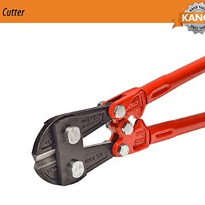 KANCA Bolt Cutter BC-7, Drop-Forged Metal Cutter and Steel Cutter, 18'' INCH Cutting Capacity 7 MM, Hand Tools & Home Improvement, Heavy Duty Cutter, Red Colour