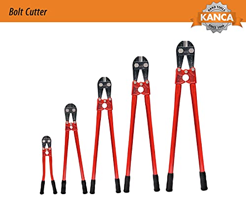 KANCA Bolt Cutter BC-7, Drop-Forged Metal Cutter and Steel Cutter, 18'' INCH Cutting Capacity 7 MM, Hand Tools & Home Improvement, Heavy Duty Cutter, Red Colour