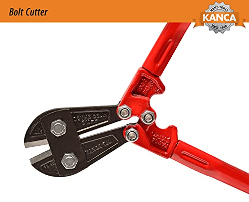 KANCA Bolt Cutter BC-7, Drop-Forged Metal Cutter and Steel Cutter, 18'' INCH Cutting Capacity 7 MM, Hand Tools & Home Improvement, Heavy Duty Cutter, Red Colour